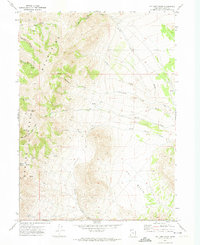 Potters Creek 1971 topographic map thumbnail