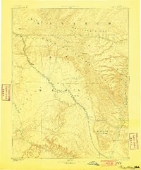 Price River 1886 topographic map thumbnail