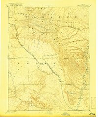 Price River 1886 topographic map thumbnail