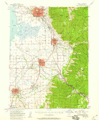 Provo 1949 topographic map preview