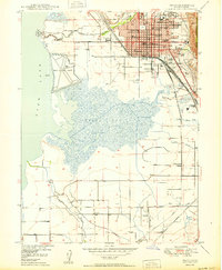 Provo 1950 topographic map thumbnail