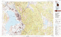 Provo 1986 topographic map preview