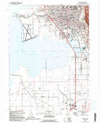 Provo 1993 topographic map preview