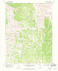 Rainbow 1968 topographic map preview