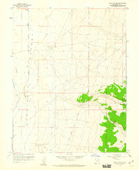 Ranch Canyon 1958 topographic map thumbnail