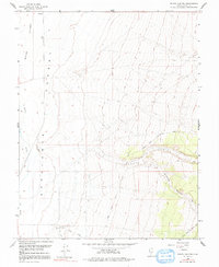 Ranch Canyon 1958 topographic map thumbnail