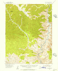 Range Creek 1954 topographic map thumbnail
