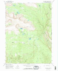 Rasmussen Lakes 1965 topographic map thumbnail