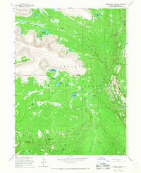 Rasmussen Lakes 1965 topographic map thumbnail