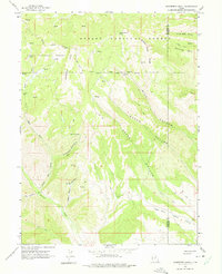 Raspberry Knoll 1962 topographic map thumbnail