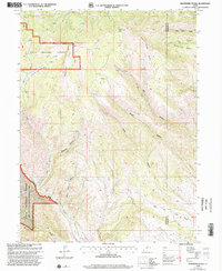 Raspberry Knoll 1998 topographic map thumbnail