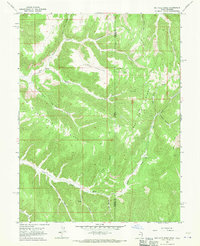 Rat Hole Ridge 1966 topographic map thumbnail