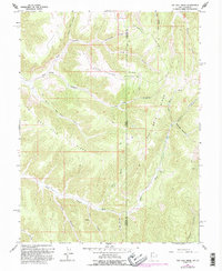 Rat Hole Ridge 1966 topographic map thumbnail