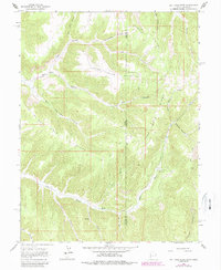 Rat Hole Ridge 1966 topographic map thumbnail