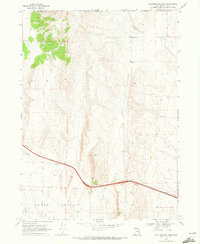 Rattlesnake Pass 1968 topographic map thumbnail