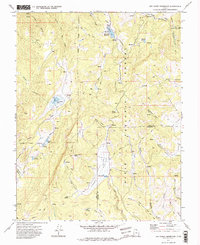 Red Creek Reservoir 1971 topographic map thumbnail