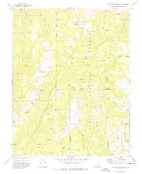 Red Creek Reservoir 1971 topographic map preview