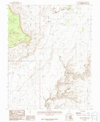 Red House Spring 1987 topographic map thumbnail
