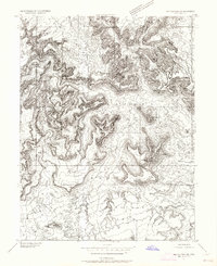 Red Plateau SW topographic map thumbnail