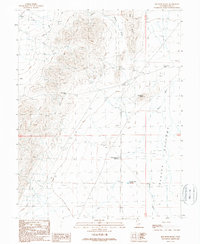 Red Rock Knoll 1989 topographic map thumbnail