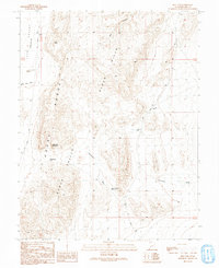 Red Tops 1991 topographic map thumbnail
