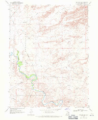 Red Wash SW 1968 topographic map thumbnail