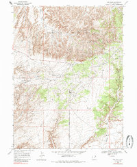 Red Wash 1968 topographic map thumbnail