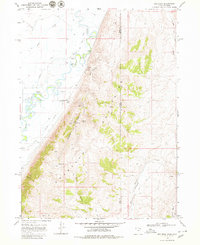 Rex Peak 1968 topographic map preview