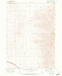 Ridgedale Pass 1968 topographic map thumbnail
