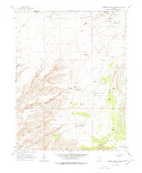 Robbers Roost Canyon 1963 topographic map thumbnail