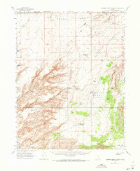 Robbers Roost Canyon 1963 topographic map thumbnail