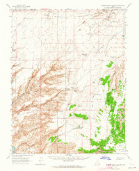 Robbers Roost Canyon 1963 topographic map thumbnail