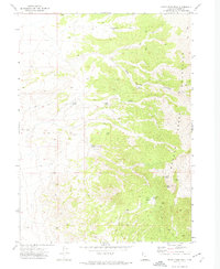 Rocky Pass Peak 1971 topographic map thumbnail