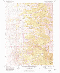 Rocky Pass Peak 1991 topographic map thumbnail