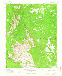 Roger Peak 1964 topographic map thumbnail
