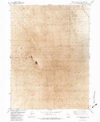 Round Mountain NW 1983 topographic map thumbnail