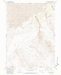 Round Mountain 1983 topographic map thumbnail