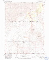 Round Mountain 1991 topographic map thumbnail