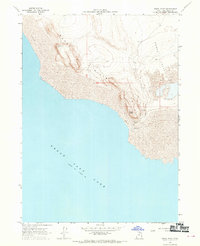 Rozel Point 1968 topographic map preview