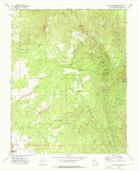 Saddle Mountain 1972 topographic map thumbnail