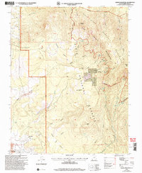Saddle Mountain 2002 topographic map thumbnail