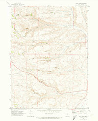 Sage Creek 1969 topographic map thumbnail