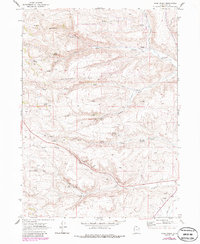 Sage Creek 1969 topographic map thumbnail