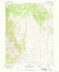 Sage Valley 1967 topographic map thumbnail
