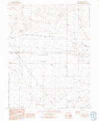 Sagers Flat 1991 topographic map thumbnail