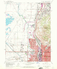 Salt Lake City North 1963 topographic map thumbnail