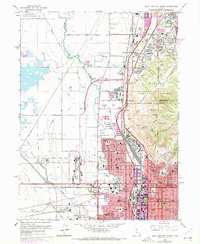 Salt Lake City North 1963 topographic map thumbnail
