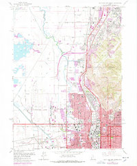 Salt Lake City North 1963 topographic map preview