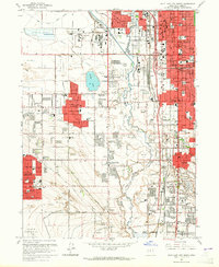 Salt Lake City South 1963 topographic map thumbnail