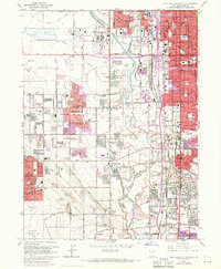 Salt Lake City South 1963 topographic map thumbnail